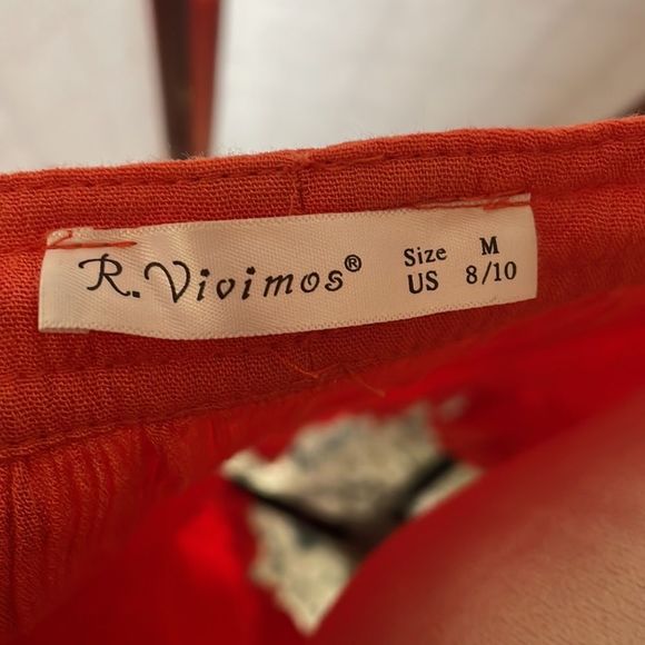 R. Vivimos Bohemian Gauze Halter Maxi Dress with Open Back (Size: Medium) - Picture 7 of 16